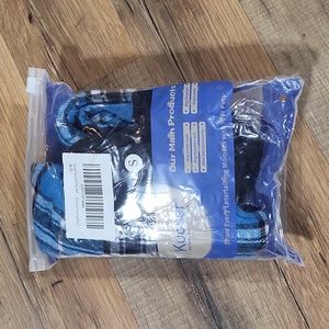 KUOSER Blue Plaid Reversible Waterproof Dog Coat Jacket Vest - Small